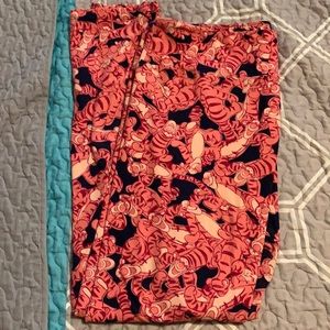 Lularoe pink Tigger leggings